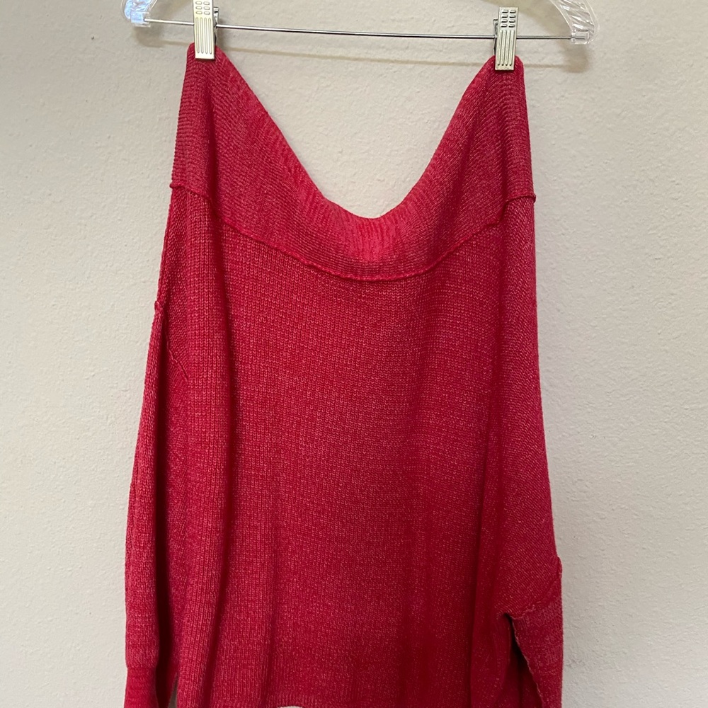 Off Shoulder Free People Sweater - Picture 3 of 6
